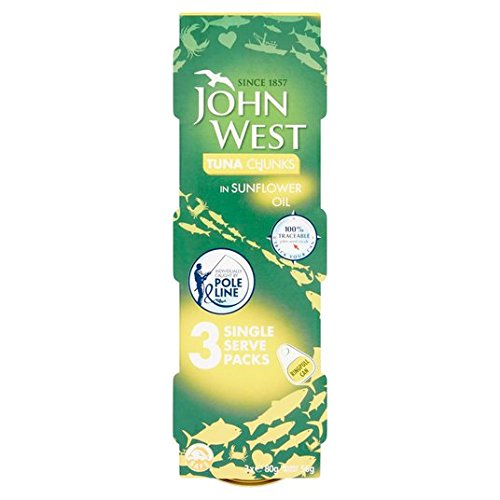 John West Thunfisch-Häppchen in Sonnenblumenöl 3 x 80g John West Thunfisch-Häppchen in Sonnenblumenöl 3 x 80g von John West