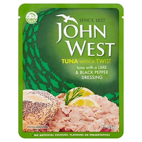 John West Thunfisch und Pfeffer, 85 g, Beutel (6 Stück) von John West