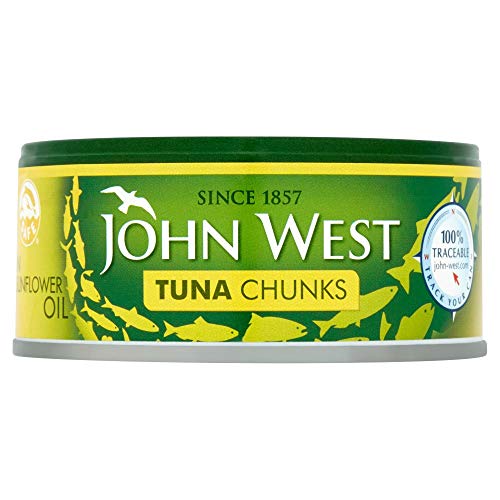 John West Thunfischstücke in Öl, 145 g, 12 Stück John West Thunfischstücke in Öl, 145 g, 12 Stück von John West