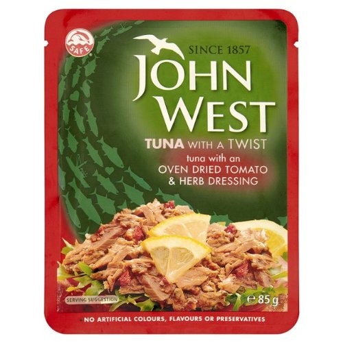 John West Tomato & Herb Tuna Pouch 3x85g von John West
