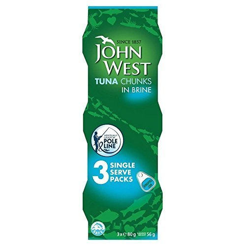 John West Tuna Chunks in Brine (3x80g) by John West von John West