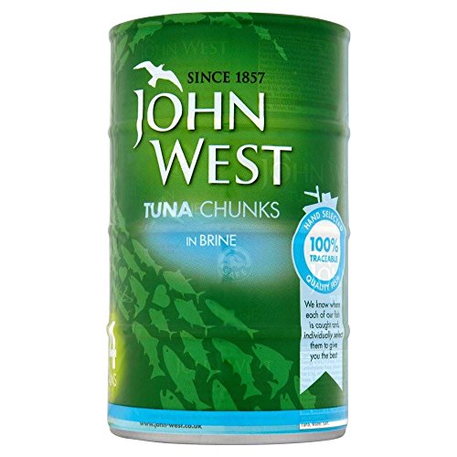 John West Tuna Chunks in Brine (4x160g) - Packung mit 2 von John West