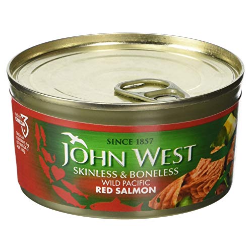 John West Wild Red Salmon Skinless And Boneless 170G von John West