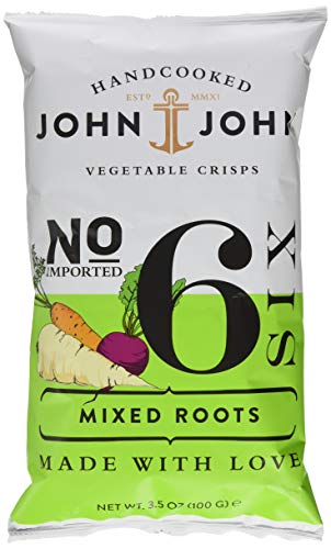 John & John Vegetable Crisps Mixed Roots, 2er Pack (2 x 100 g) von John & John
