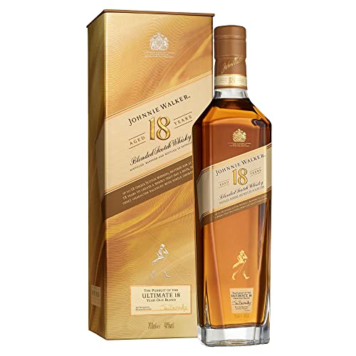 Johnnie Walker 18 Jahre | Blended Scotch Whisky | handgefertigt aus Schottland | 40%vol | 700ml Einzelflasche von Johnnie Walker