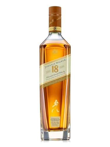 Johnnie Walker 18 Jahre, Blended Scotch Whisk, handgefertigt aus Schottland, 40% vol, 700ml Einzelflasche von JOHNNIE WALKER
