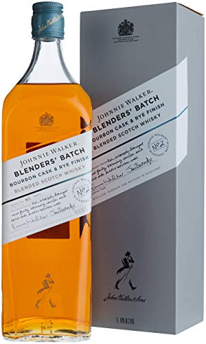 Johnnie Walker BLENDERS' BATCH Bourbon Cask & Rye Finish mit Geschenkverpackung (1 x 1 l) von Johnnie Walker