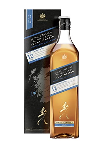 Johnnie Walker Black Label 12 Years Old Islay Origin Limited Edition Blended Malt Scotch Whisky (1 x 0.7 l) von Johnnie Walker