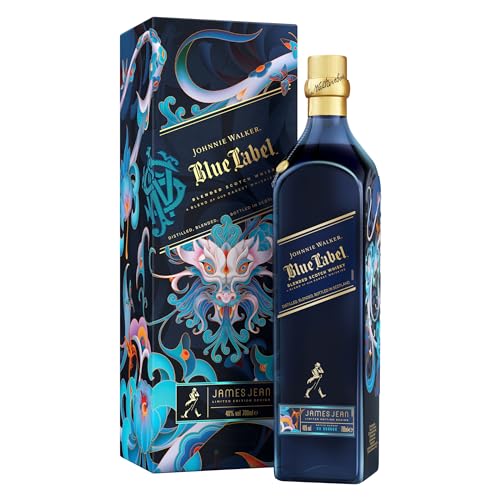 Johnnie Walker Blue Label | Chinese New Year - Year of the Dragon 2023 | Blended Scotch Whisky | Limitierte Edition | Illustrationen von Mode-Designerin James Jean | 40% vol | 700 ml Einzelflasche | von Johnnie Walker