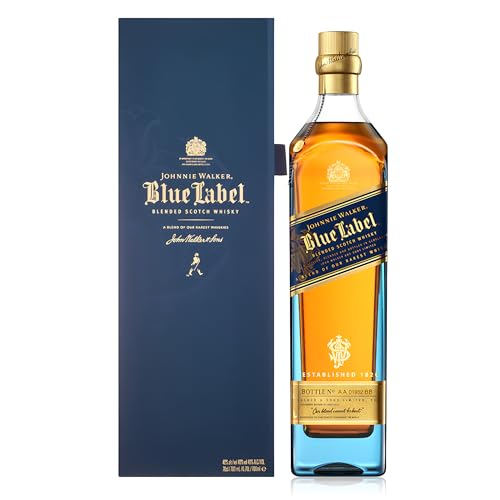 Johnnie Walker Blue Label | Blended Scotch Whisky | Ausgezeichneter, aromatischer Bestseller | blended in den 4 prominentesten, schottischen Whisky-Regionen | 40% vol | 700ml Einzelflasche | von Johnnie Walker