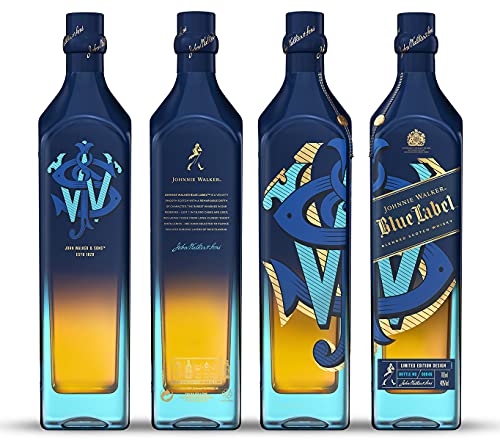 Johnnie Walker Blue Label | Blended Scotch Whisky | limitierte Auflage 2021 | handverlesen aus schottischen Gefilden | 40% vol | 700ml Einzelflasche | von Johnnie Walker