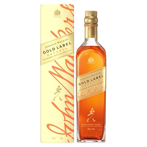 Johnnie Walker Gold Label Blended Scotch Whisky | Schottischer Genuß | aus den vier Ecken Schottlands direkt ins Glas | 40% vol | 700ml Einzelflasche von JOHNNIE WALKER