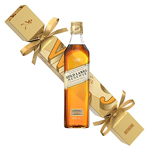 Johnnie Walker Gold Label Reserve Blended Scotch Whisky 1 x 200ml Knallbonbon-Geschenkbox von Johnnie Walker