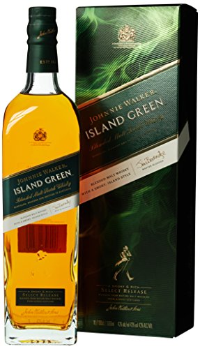Johnnie Walker ISLAND GREEN Blended Malt Scotch Whisky Select Release mit Geschenkverpackung (1 x 1 l) von Johnnie Walker