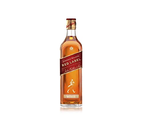 Johnnie Walker Red Label | Blended Scotch Whisky | Preisgekrönter Bestseller | handgefertigt in den 4 bekanntesten Regionen Schottlands | 40% vol | 700ml Einzelflasche | von Johnnie Walker