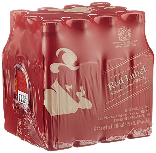 Johnnie Walker Red Label Miniaturen Blended Scotch Whisky (12 x 0.05 l) von Johnnie Walker