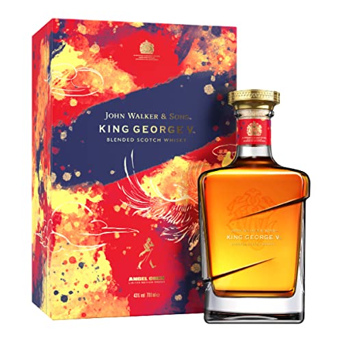 Johnnie Walker & Sons King George V - Lunar New Year | Blended Scotch Whisky | Limitierte Edition | Rarität für Sammler | handgefertigt in Schottland | 43% vol | 700ml Einzelflasche | von Johnnie Walker