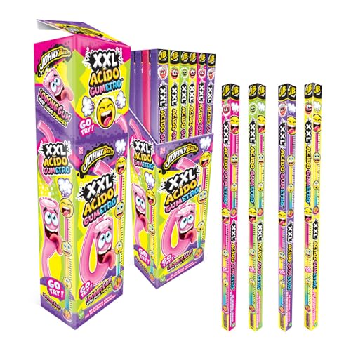 JOHNY BEE® XXL Acido Gumetro - Kaubonbonstange mit Saurem Kern JOHNY BEE® XXL Acido Gumetro - Kaubonbonstange mit Saurem Kern von Johny Bee