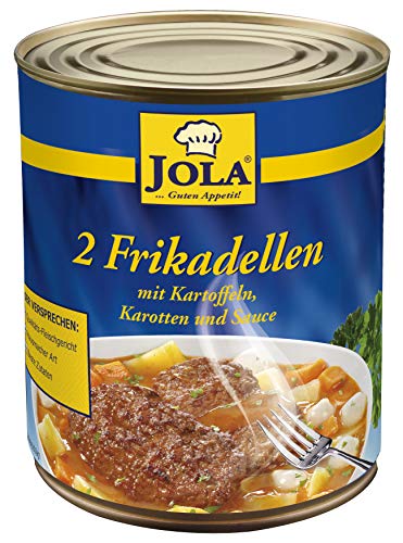 Jola Frikadellen mit Kartoffeln, Karotten und Sauce, 800 g von JOLA