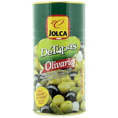 JOLCA S.A. - Von Tapas - Olivaria - Oliven und Gurken Cocktail - Für Tapas zu Hause - 750 Gramm netto von Jolca