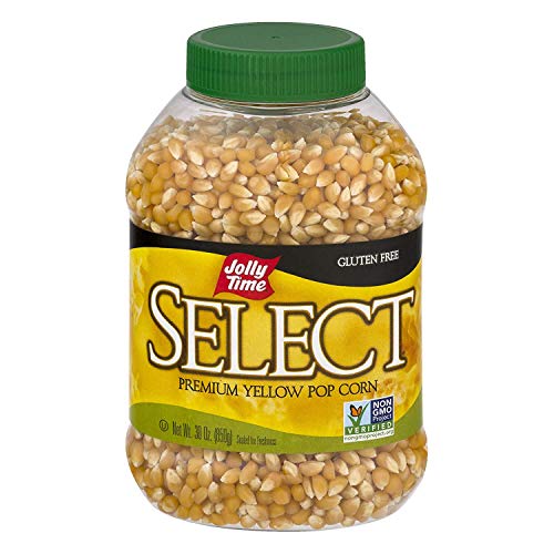 Jolly Time Glutenfreie Premium-Popcorngläser, Gelb, 2er-Pack, 900 ml Jolly Time Glutenfreie Premium-Popcorngläser, Gelb, 2er-Pack, 900 ml von Jolly Time