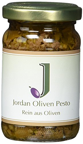Jordan Oliven Pesto - Pur klein - 90g Glas, 3er Pack (3 x 90 g) von Jordan Olivenöl