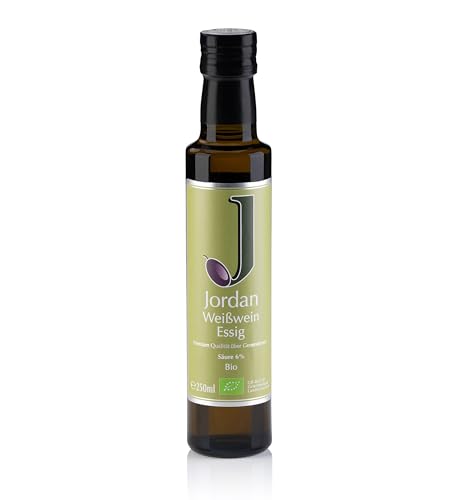 Jordan Olivenöl - Bio Weißweinessig - Sortenrein aus der Roditis Traube - 250 ml - GR-BIO-01 von Jordan Olivenöl