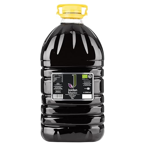 Jordan Original - Bio Balsamico Essig 5 L - 3 Jahre gereift - aus Trauben der St.Georgs Rebsorte - kontrolliert ökologischer Anbau aus der Nemea Weinregion - ohne Konservierungsstoffe/Sulfite von Jordan Olivenöl