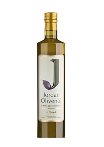 Jordan Olivenöl - Flasche 0,75 Liter - Natives Olivenöl extra - 1. Güteklasse - von Jordan