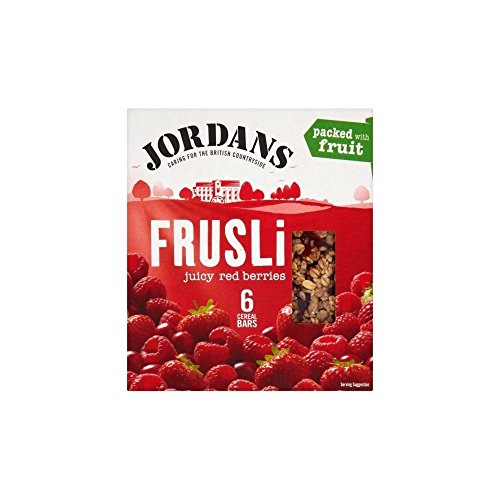 Jordans Frusli Juicy rote Beeren Cereal Bars (6x30g) - Packung mit 2 von Jordans