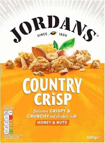 Jordans Land Crisp Honig & Nut (500 g) - Packung mit 2 von Jordans