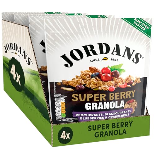 Jordans Superberry Granola, 370 g, 4 Stück von Jordans