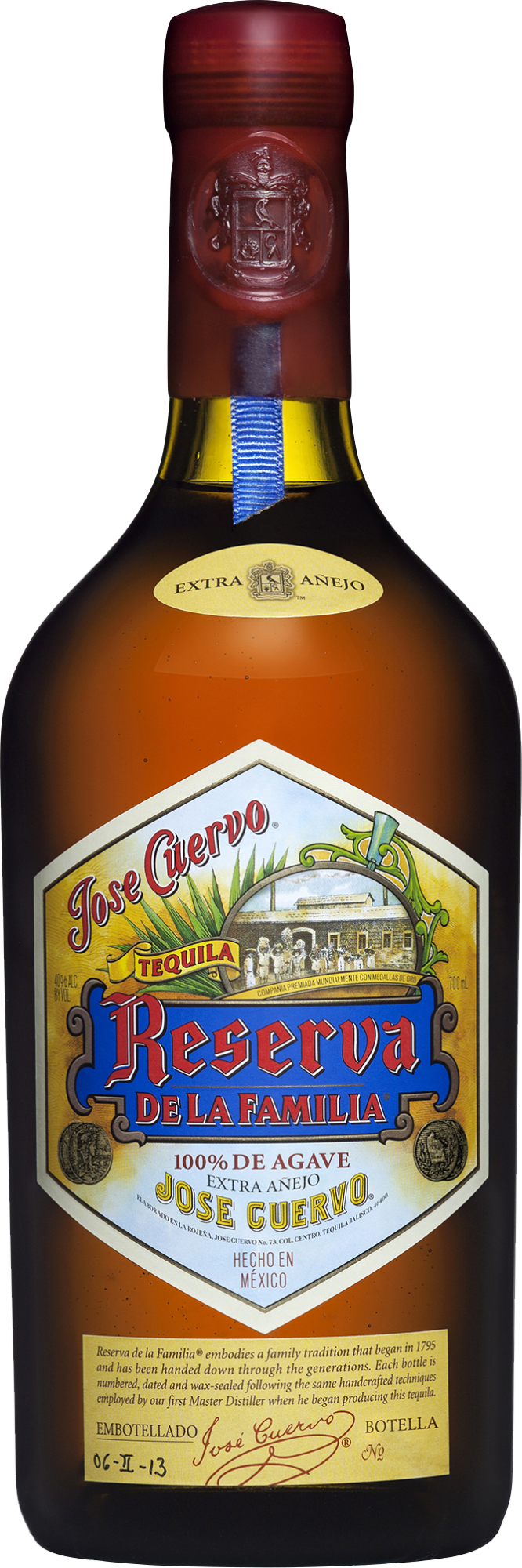 Jose Cuervo Reserva de la Familia Tequila - ab 3 Flaschen in der Holzkiste Jose Cuervo Reserva de la Familia Tequila - ab 3 Flaschen in der Holzkiste