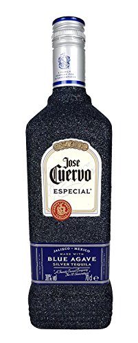 Jose Cuervo Tequila Silver Especial 0,7l 700ml (38% Vol) Bling Bling Glitzerflasche in schwarz -[Enthält Sulfite] von Jose Cuervo
