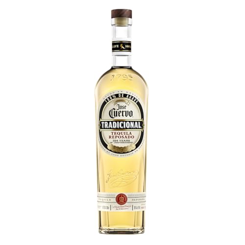 Jose Cuervo Tradicional Reposado Tequila Mexiko (1 x 0,7 l) – traditionell mexikanischer Tequila mit 38 % Vol. aus blauer Weber Agave von Jose Cuervo