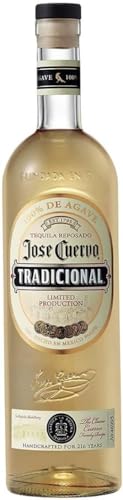 Jose Cuervo Tradicional Reposado Tequila Mexiko (1 x 0,7 l) – traditionell mexikanischer Tequila mit 38 % Vol. aus blauer Weber Agave von Jose Cuervo