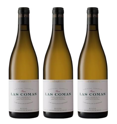 3x 0,75l - José Pariente - Finca Las Comas - Rueda D.O.P. - Spanien - Weißwein trocken von José Pariente