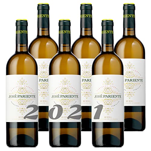 Verdejo Weißwein Jose Pariente Verdejo 2020 (6 x 75 cl.) - Spanicher Weißwein D.O. Rueda - Verdejo Wein aus Spanien von José Pariente