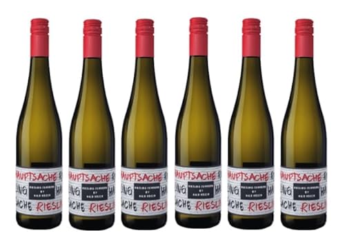 6x 0,75l - 2023er - Josef Rosch - "Hauptsache" Riesling - feinherb - Qualitätswein Mosel - Deutschland - Weißwein halbtrocken von Josef Rosch