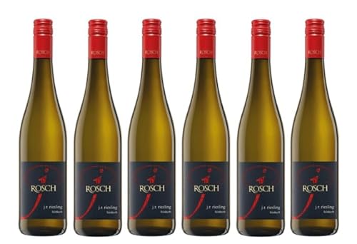 6x 0,75l - 2023er - Josef Rosch - j. r. - Riesling - feinherb - Qualitätswein Mosel - Deutschland - Weißwein halbtrocken von Josef Rosch