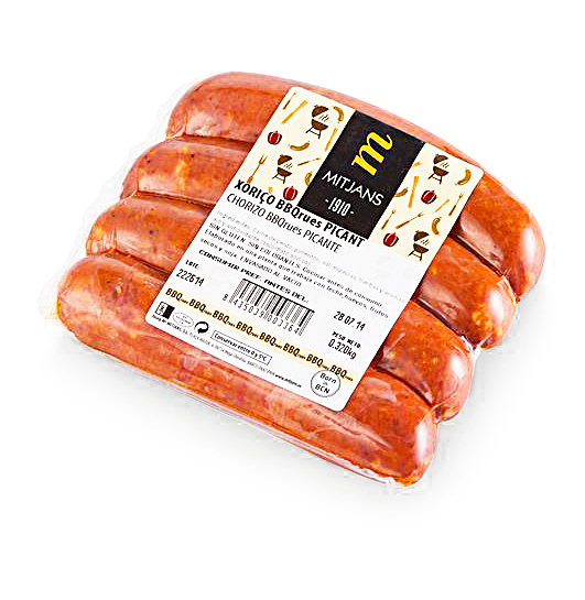 Chorizo Picante Packung á 4 Stück von Josep Maria Mitjans S.L.