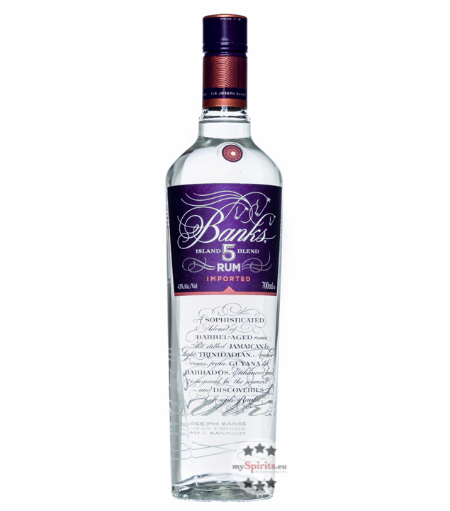 Banks Rum 5 Island (43 % vol., 0,7 Liter) von Joseph Banks Rum Corporation