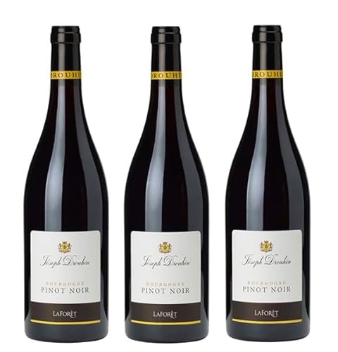 3x 0,75l - 2022er - Joseph Drouhin - La Forêt - Pinot Noir - Bourgogne A.O.P. - Burgund - Frankreich - Rotwein trocken von Joseph Drouhin