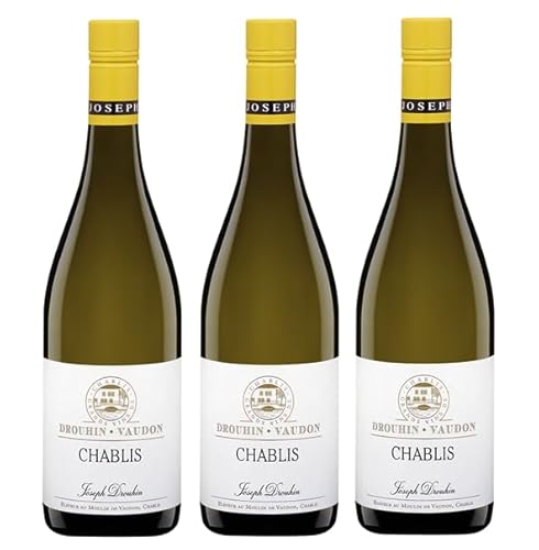 3x 0,75l - 2023er - Joseph Drouhin - Chablis A.O.P. - Burgund - Frankreich - Weißwein trocken von Joseph Drouhin
