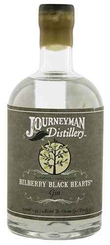 Journeyman Distillery I Bilberry Black Hearts Gin I 500 ml Flasche I 45% Volume I von Journeyman