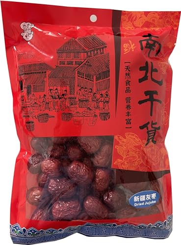 JOY CHEF Jujube-Datteln, getrocknet, Chinesische Datteln, Dried Jujube Dates, natürlich ohne Zusatzstoffe aus Xinjiang, 400g von Joy Chef