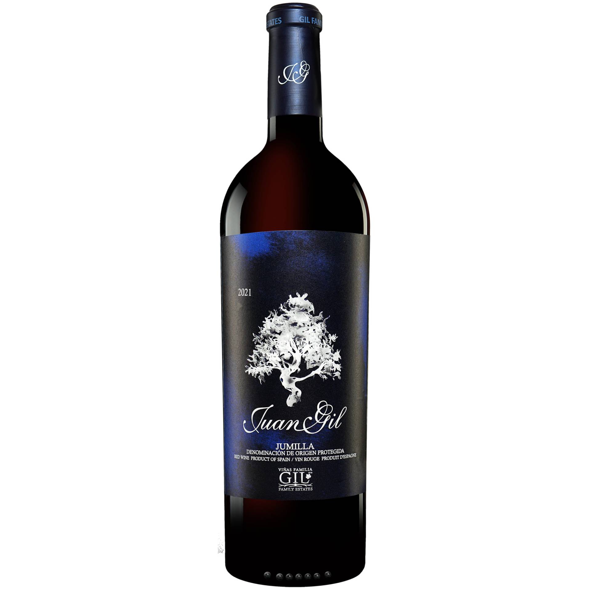 Juan Gil »Etiqueta Azul« 2021  0.75L 15.5% Vol. Rotwein Trocken aus Spanien von Juan Gil