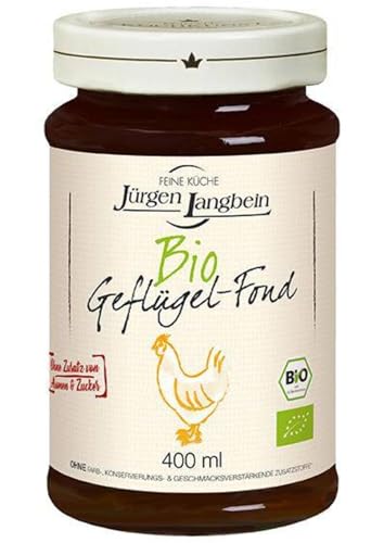 Jürgen Langbein Bio Fond Geflügel, 400 ml Jürgen Langbein Bio Fond Geflügel, 400 ml von Langbein