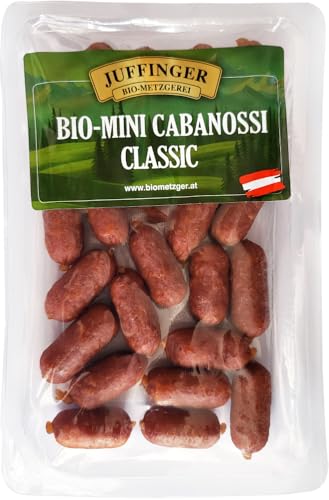 BIO-Mini Cabanossi Classic e atmo 2 x 140 gr BIO-Mini Cabanossi Classic e atmo 2 x 140 gr von Juffinger