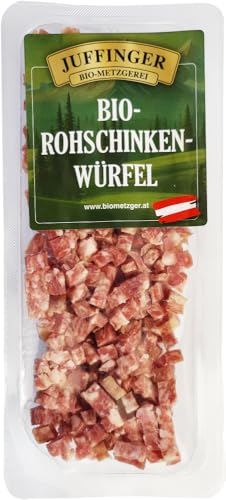 BIO-Rohschinkenwürfel 18 x 80 gr BIO-Rohschinkenwürfel 18 x 80 gr von Juffinger